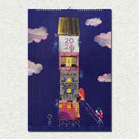 AT HOME 2024 Wall Calendar by Ang INK