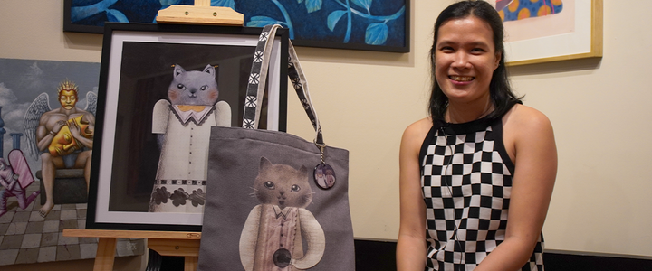 Artist Talk: Angela Taguiang’s Pagmaya Art Tote Bag