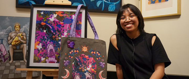 Artist Talk: Ivy Berces’ Pagmaya Art Tote Bag