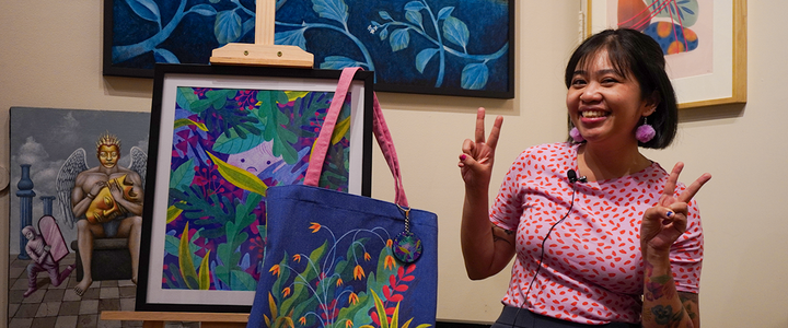 Artist Talk: Jamie Bauza's Pagmaya Art Tote Bag