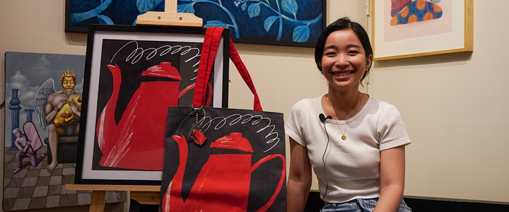 Artist Talk: Kat Melo's Pagmaya Art Tote Bag