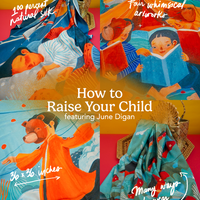 How to Raise Your Child Silk Scarves featuring June Digan