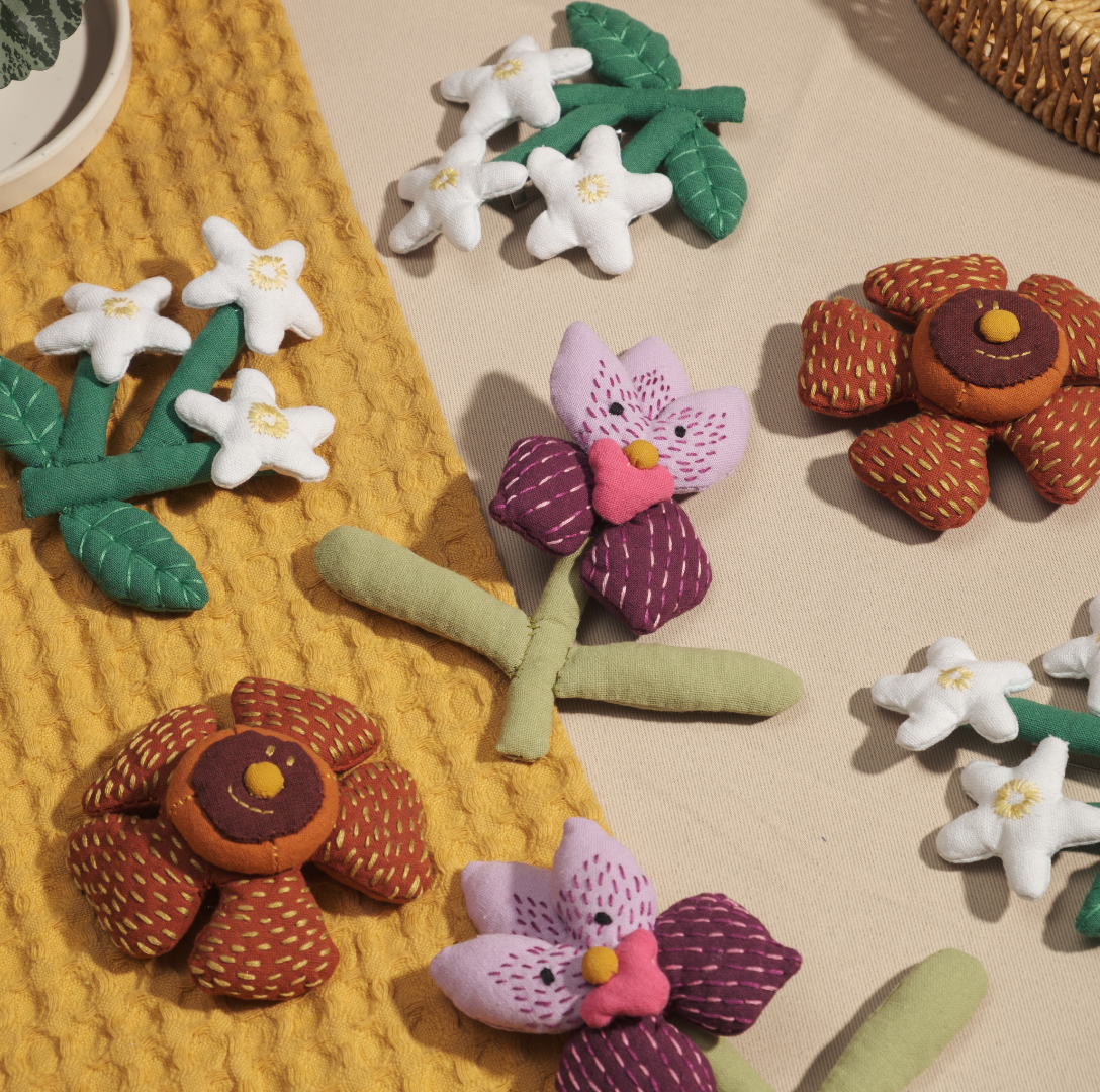Hardin Floral Brooches by Pergy Acuña