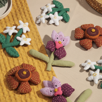 Hardin Floral Brooches by Pergy Acuña