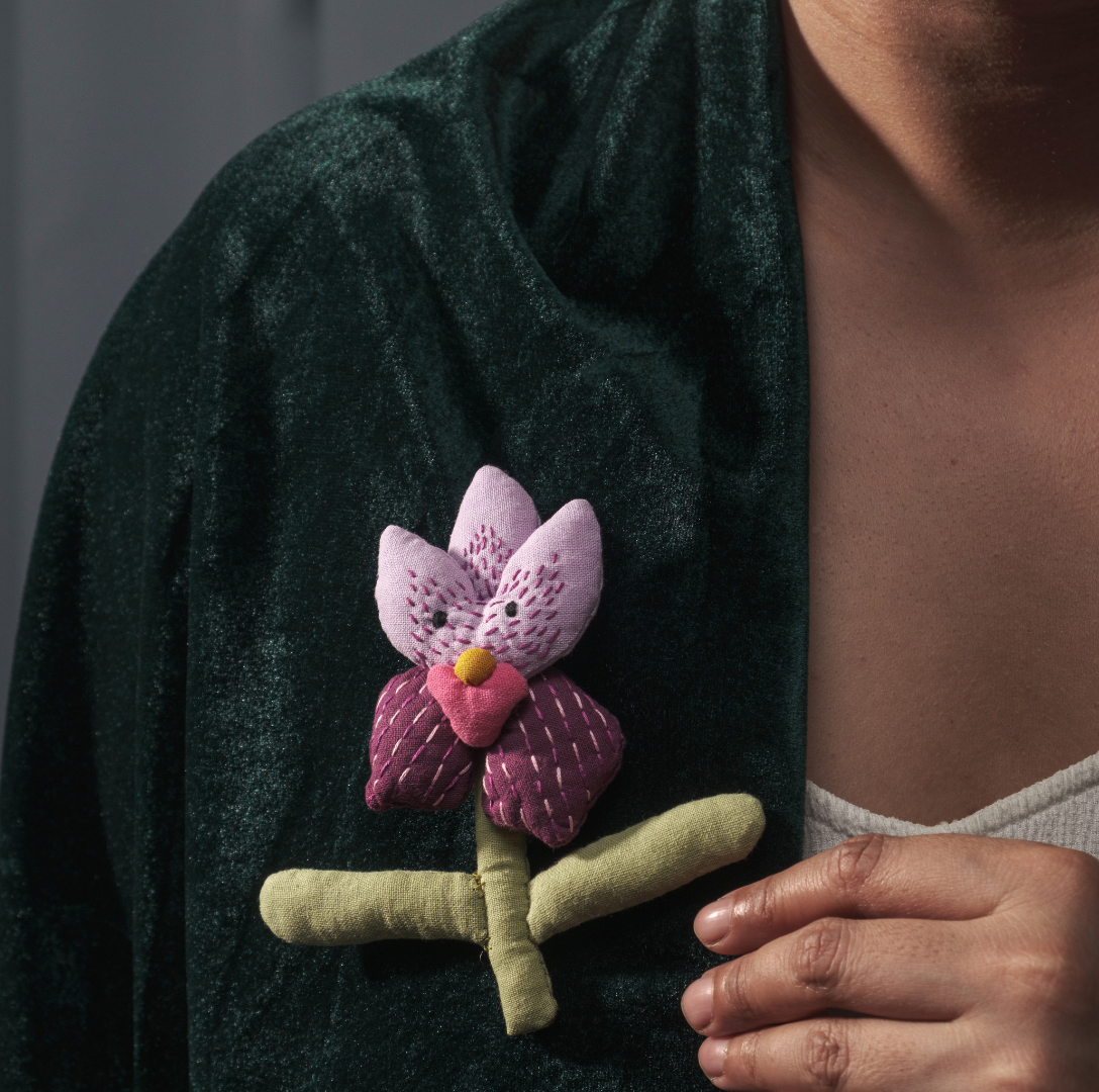 Hardin Floral Brooches by Pergy Acuña