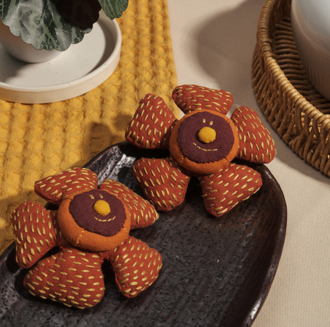 Hardin Floral Brooches by Pergy Acuña