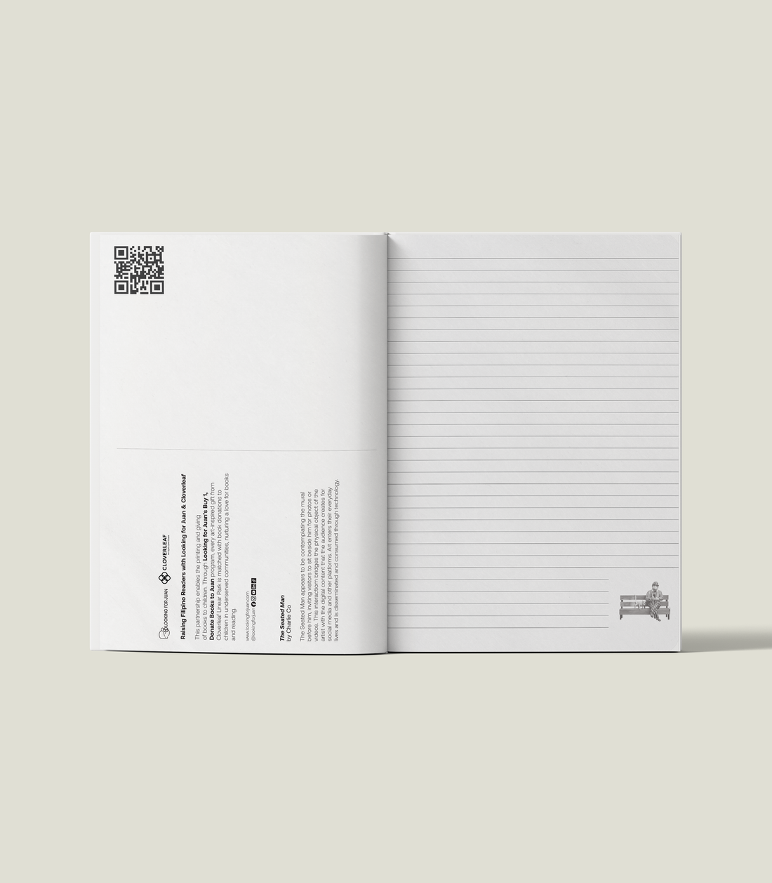 'The Seated Man' Creative Journal by Charlie Co