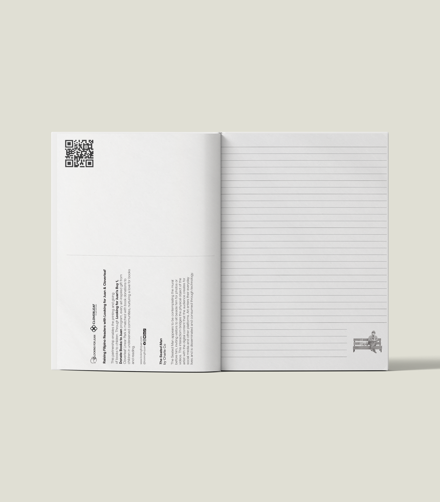 'The Seated Man' Creative Journal by Charlie Co