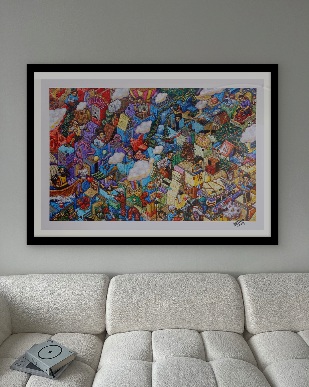 Building Stories by Japs Antido (Signed Archival Print)