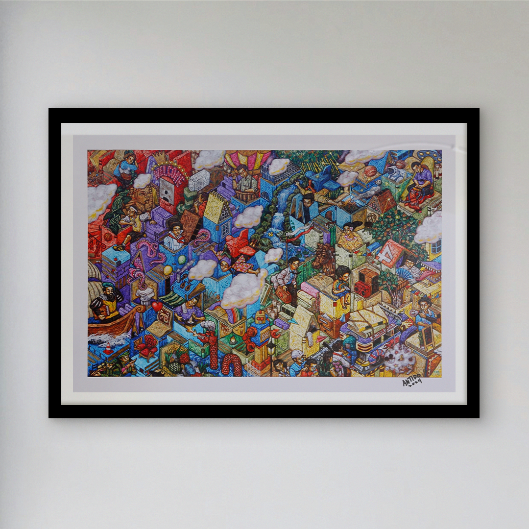 Building Stories by Japs Antido (Signed Archival Print)