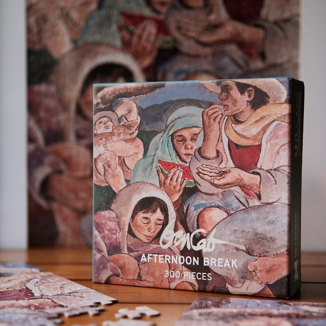 Afternoon Break by BenCab - Framed Puzzle Edition