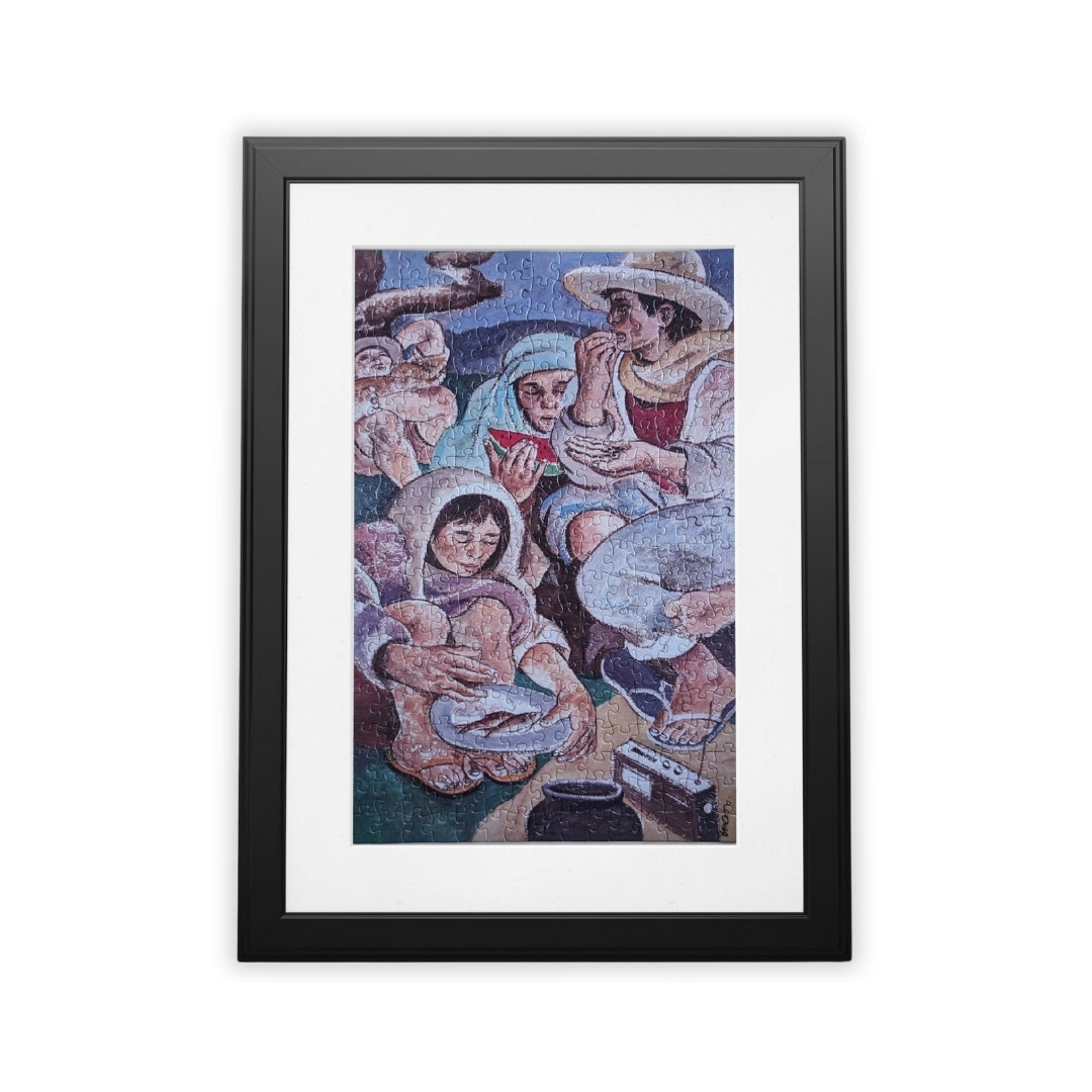 Afternoon Break by BenCab - Framed Puzzle Edition
