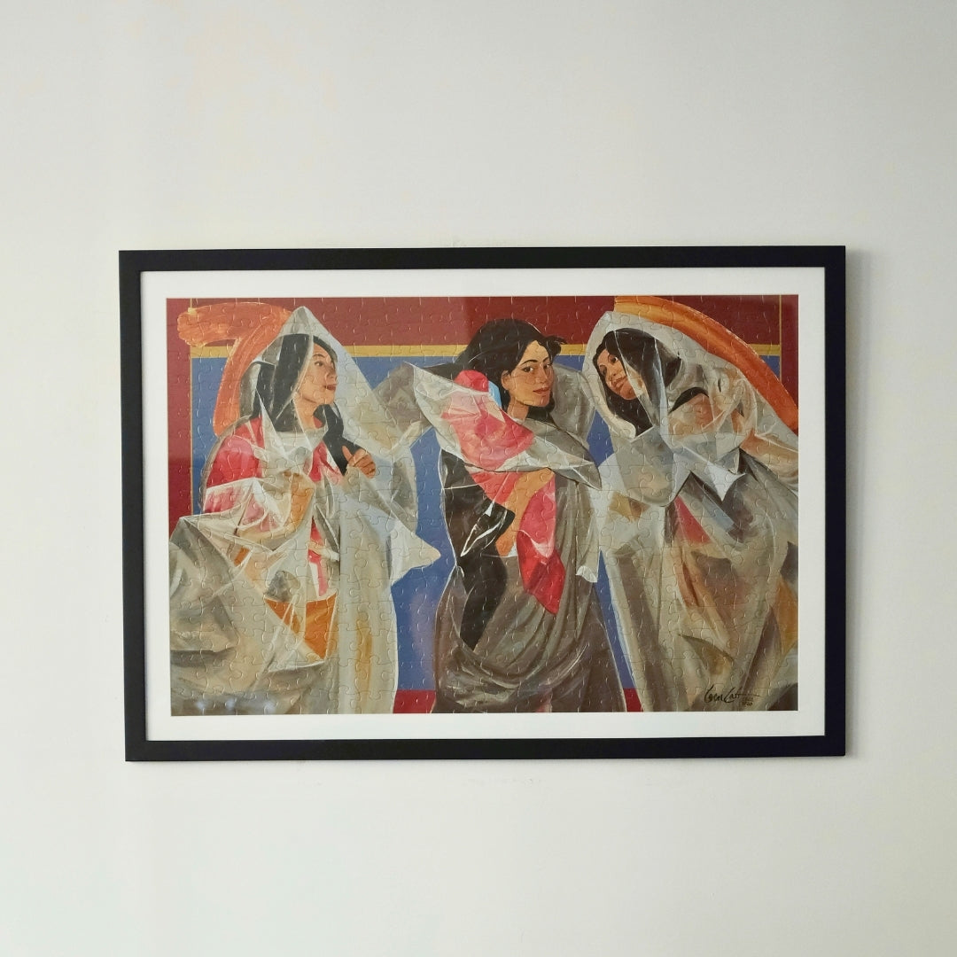 Three Muses by Bencab - Framed Puzzle Edition