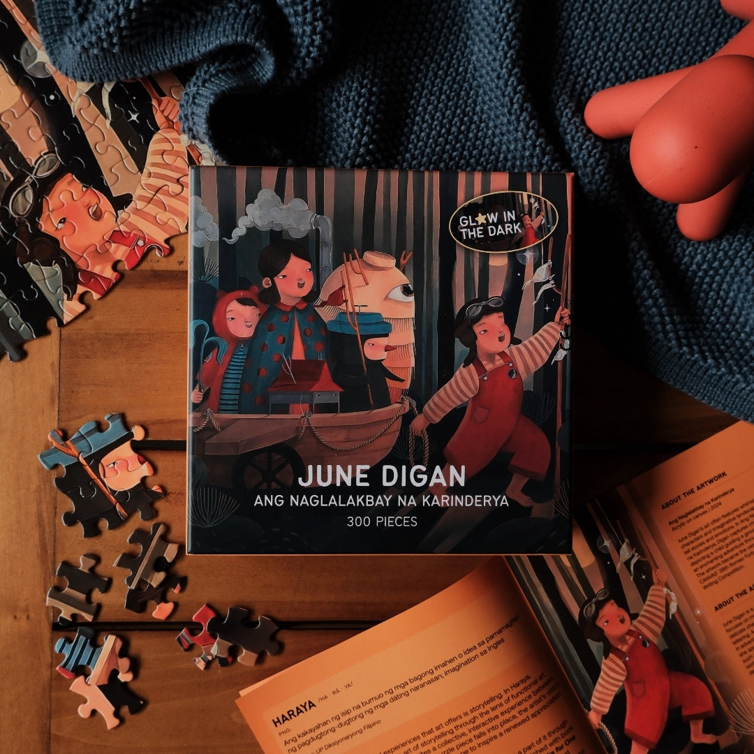 Ang Naglalakbay na Karinderya by June Digan - Framed Puzzle Edition