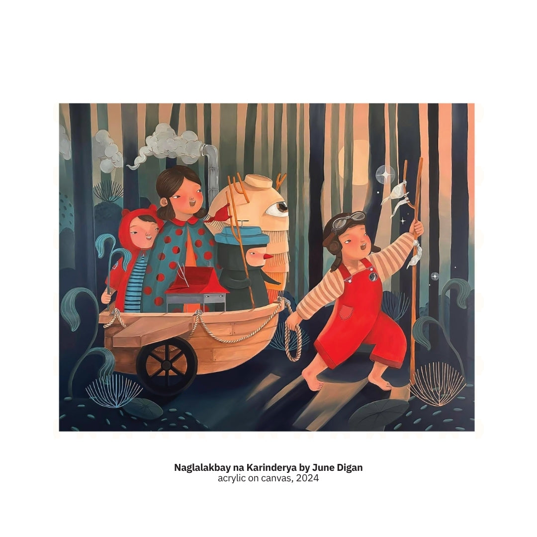Ang Naglalakbay na Karinderya by June Digan - Framed Puzzle Edition