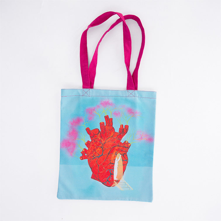 'Heart' Tote Bag by Leeroy New