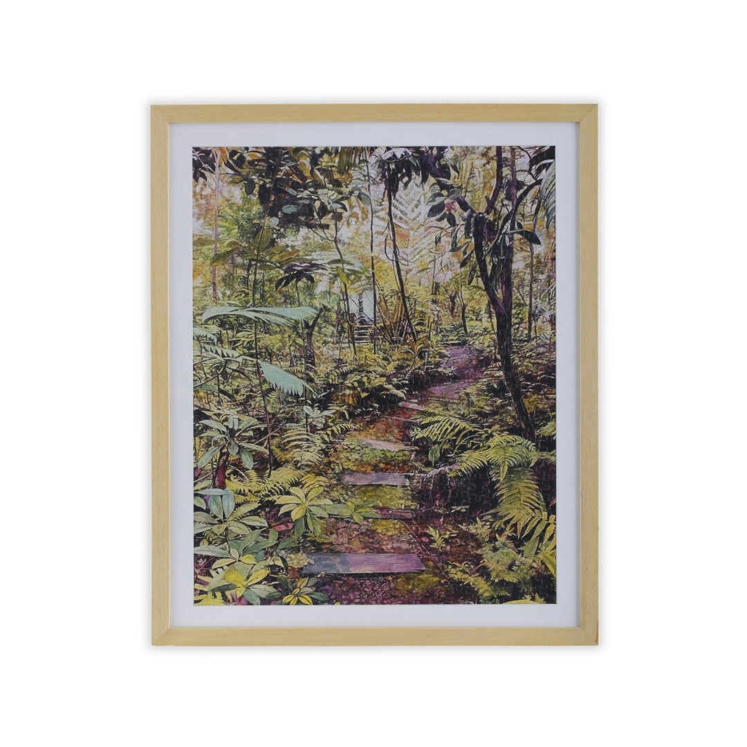 Fern Path (Pinto Arboretum) by Jim Orencio - Framed Puzzle Edition