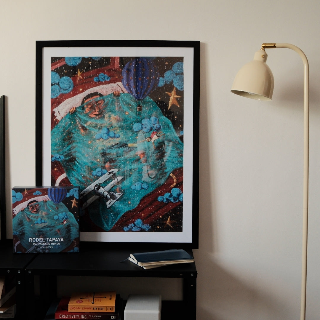 Mahiwagang Mundo by Rodel Tapaya - Framed Puzzle Edition