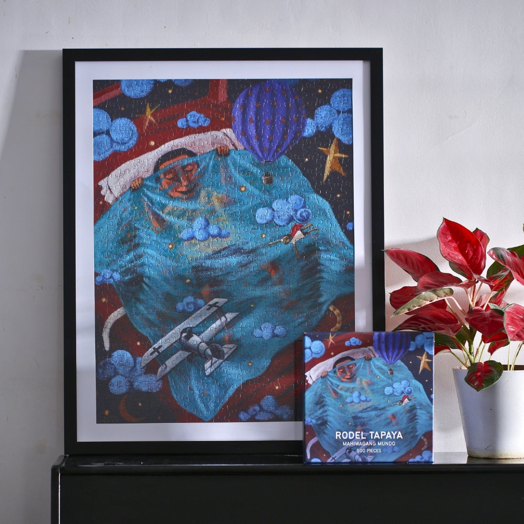 Mahiwagang Mundo by Rodel Tapaya - Framed Puzzle Edition