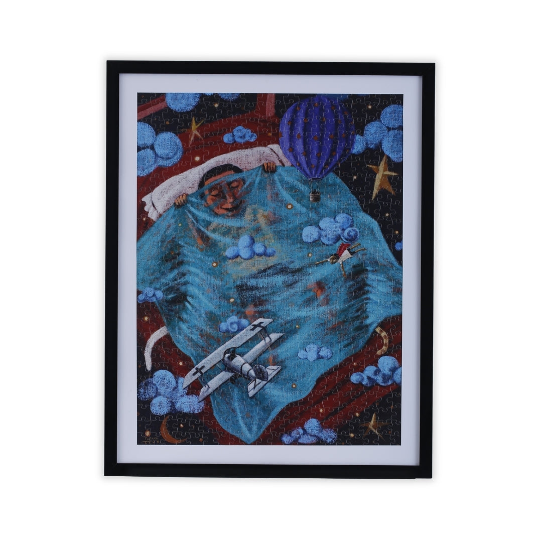 Mahiwagang Mundo by Rodel Tapaya - Framed Puzzle Edition