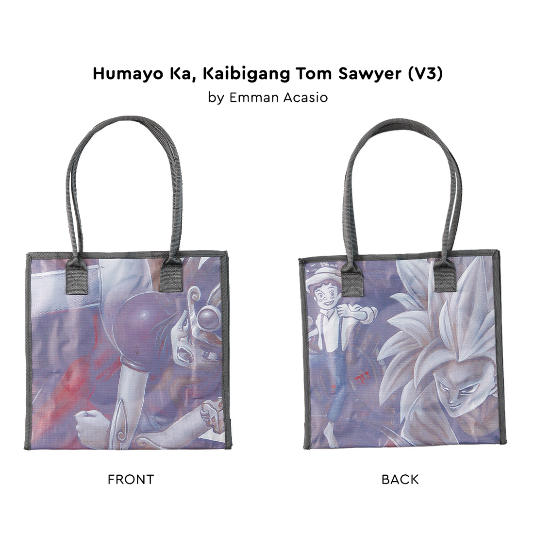 Upcycled Art Tote Bags