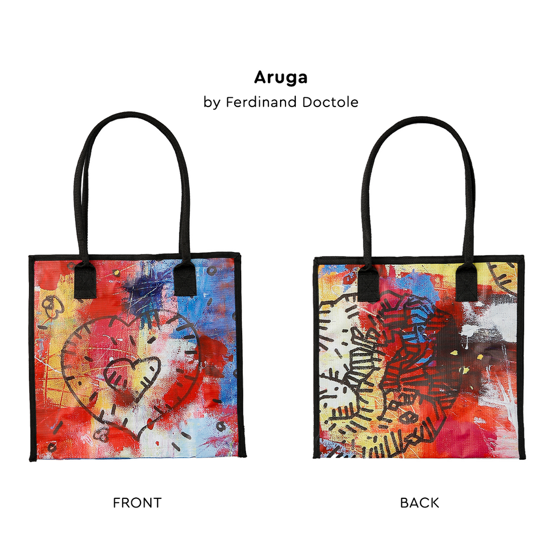 Upcycled Art Tote Bags