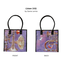 Upcycled Art Tote Bags