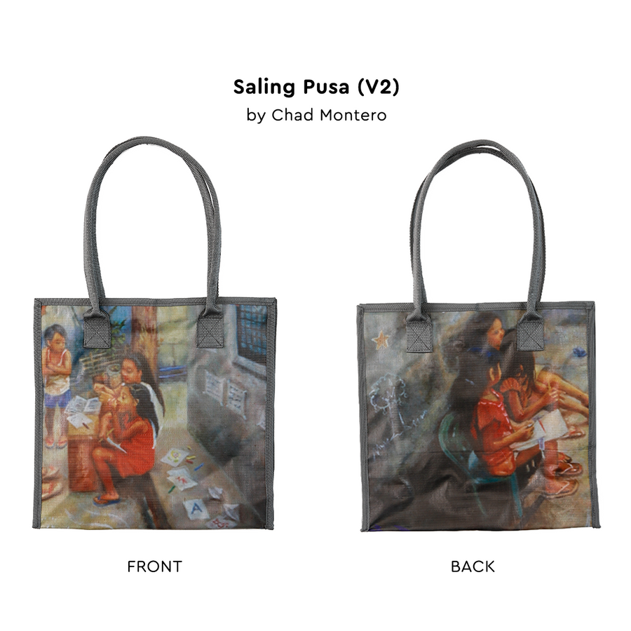 Upcycled Art Tote Bags