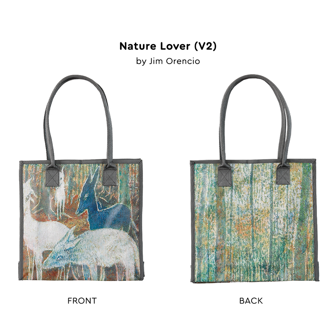 Upcycled Art Tote Bags